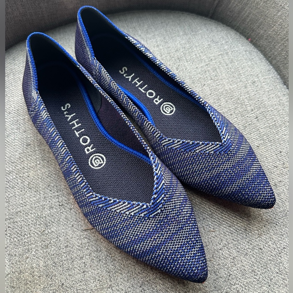 Rothy's Blue Flats